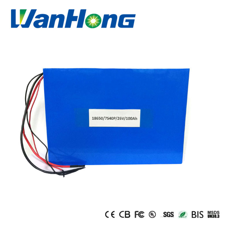18650 26V 100ah Lithium Battery for E Bike