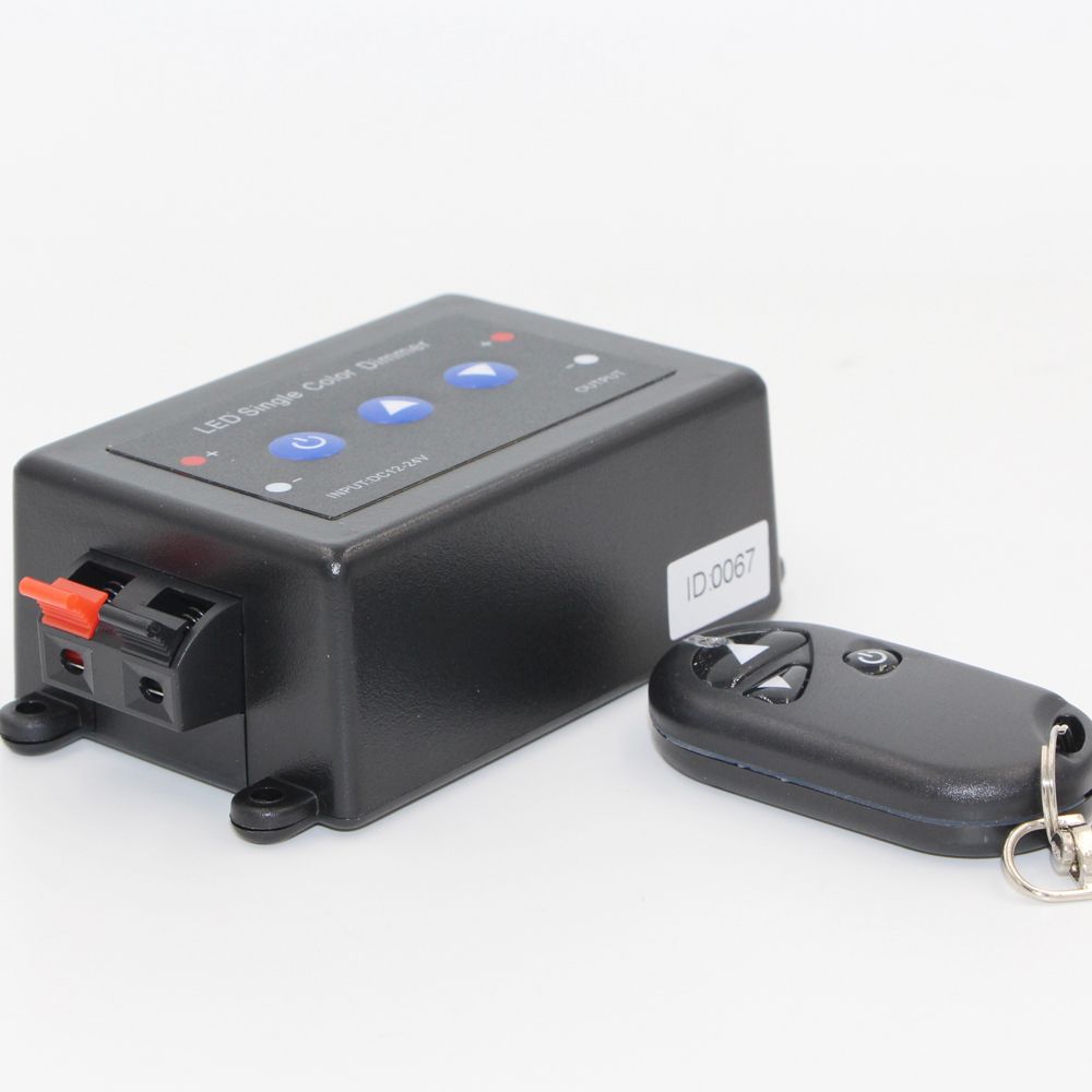 DC12-24V 192W RF Single Color Dimmer Wireless Controller