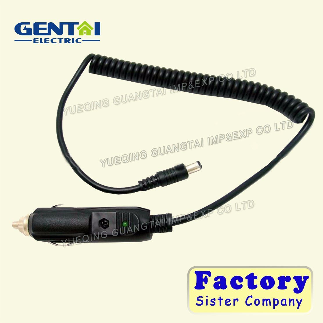 High Quality 12V Car Cigarette Lighter Plug with DC Plug