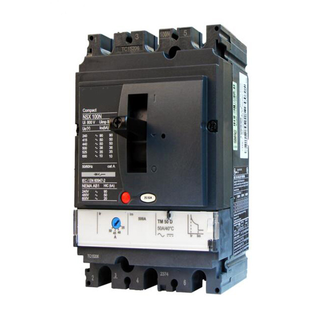  Type Nsx-100n Circuit Breakers 100 to 250A 3p/4p MCCB, Commercial Circuit Breaker