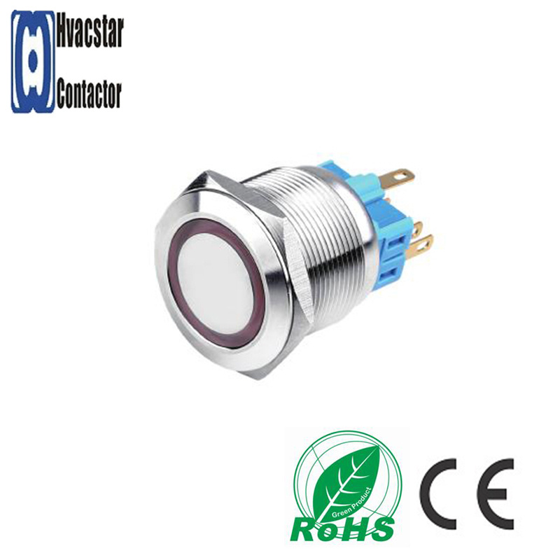 Illuminated Latching Push Button Switch, Momentory Switch