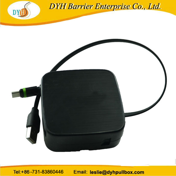 Retractable Roller Reel Small Size Retractable USB Cable with Multi Function