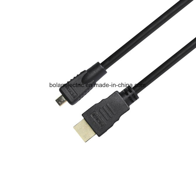 1080P Gold Plating HDMI Cable Male to Micro