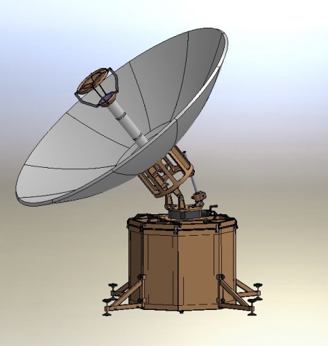 2.4m Carbon Fiber Flyaway Antenna