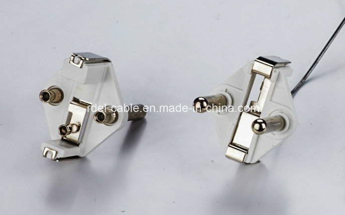 European Power Cord, AC Cable, VDE GS Ce Approval 220V Turkey Plug Insert