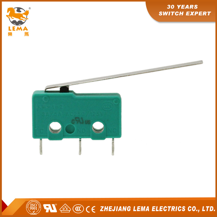 Lema Kw12-8 5A Lever Welding Terminal Mini Micro Switch