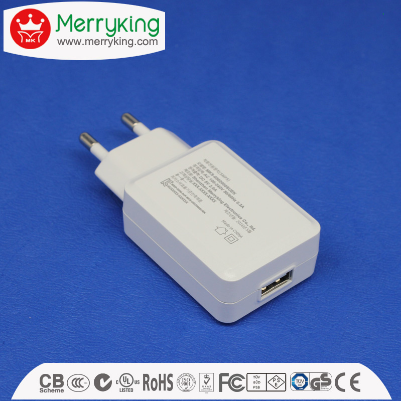5V 2A USB Charger with Kc Kcc Certicates