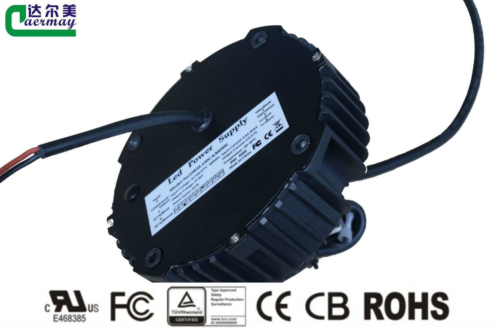 Highbay Light Round LED Driver 150W 36V Waterproof IP65