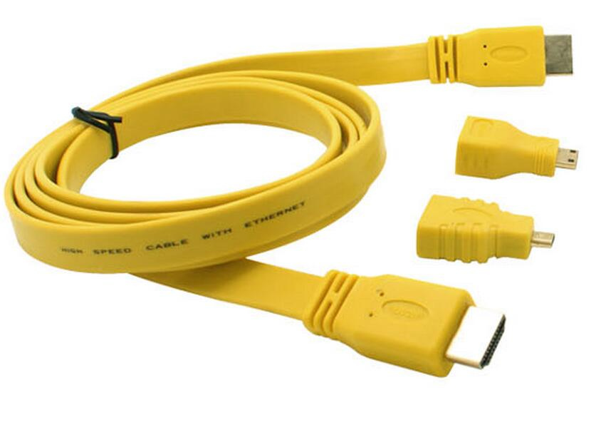 HDMI to HDMI/Micro HDMI /Mini HDMI Cable