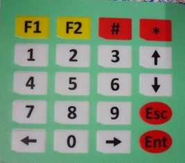 PC / Pet Membrane Switch Keypad with 3m Adhesive, High Sensivity
