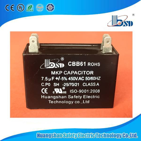 Cbb61 Ceiling Fan Capacitor for Fan Motor