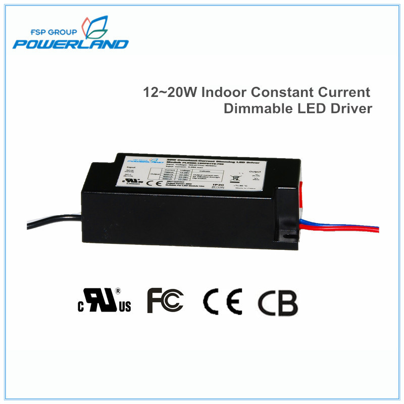 12~20W Indoor Constant Current Dimmable LED Driver