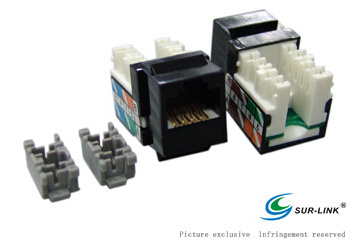 90 Degree Tooless Folding Type UTP Cat. 6 Keystone Jack