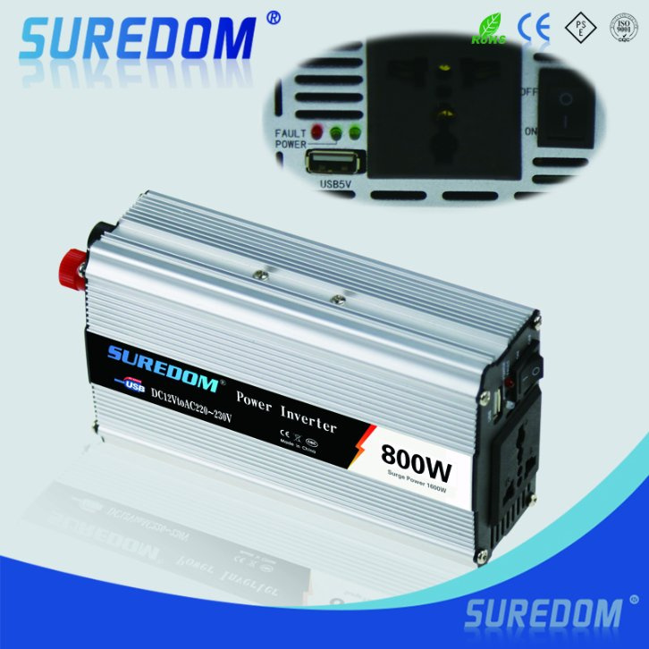 off Grid Power Inverter 800W 12V 220V DC to AC Solar Inverter Modified Sine Wave