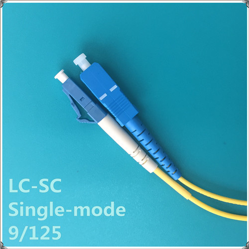 LC-Sc Upc Single-Mode Fiber Optic Patch Cord