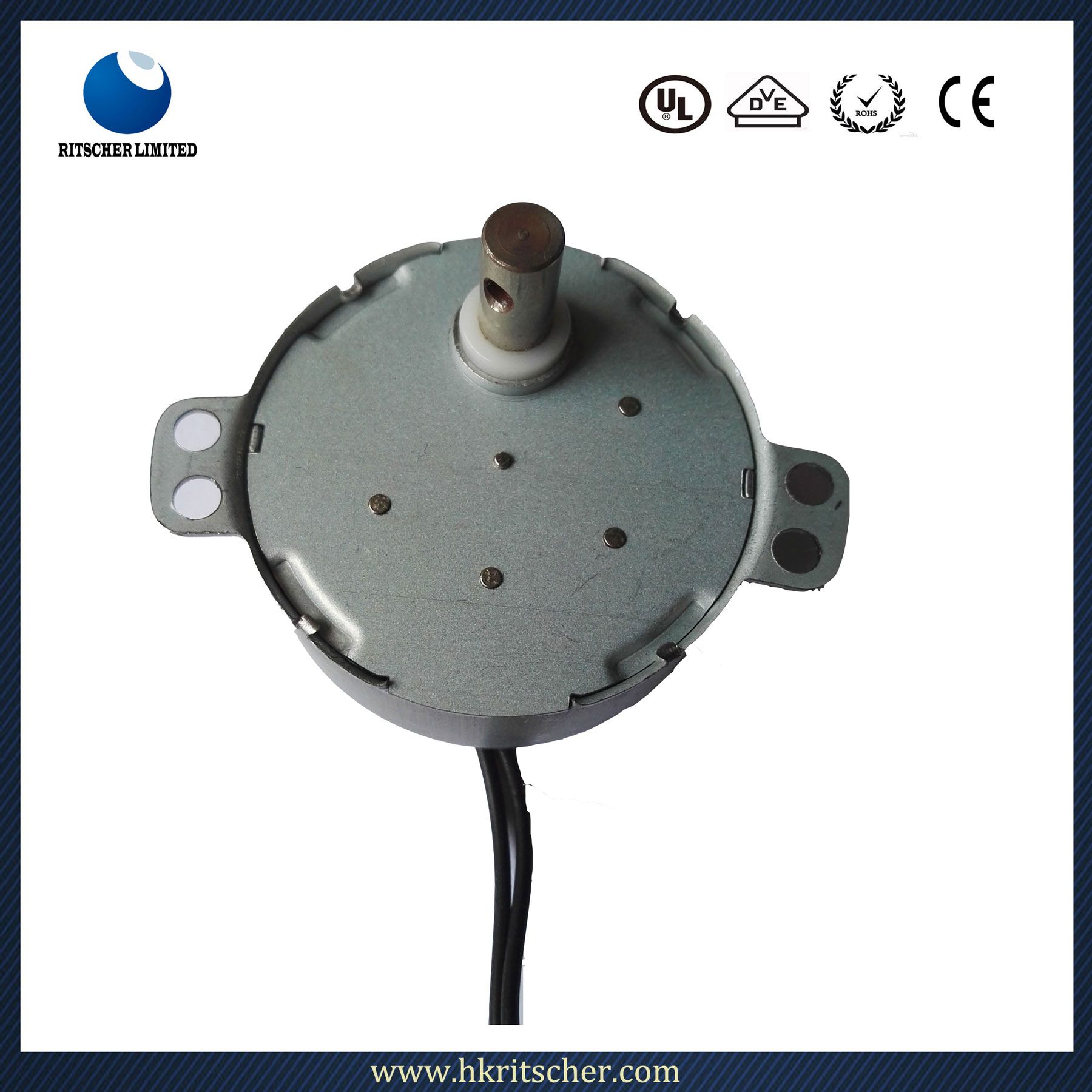 Low Noise Synchronous Motor for Hand Moving Part of Fan