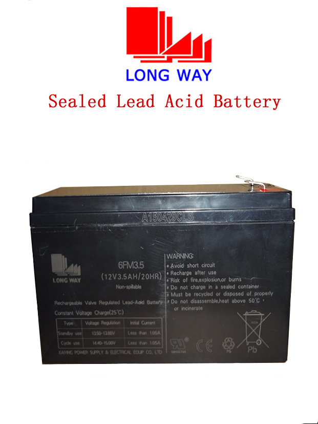 12volt3.5AMP Friendly Chargeable VRLA Storage Battery