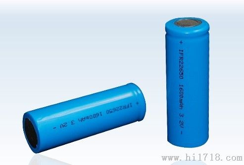Rechargeable 22650 3.2V 1600mAh LiFePO4 Battery Cell
