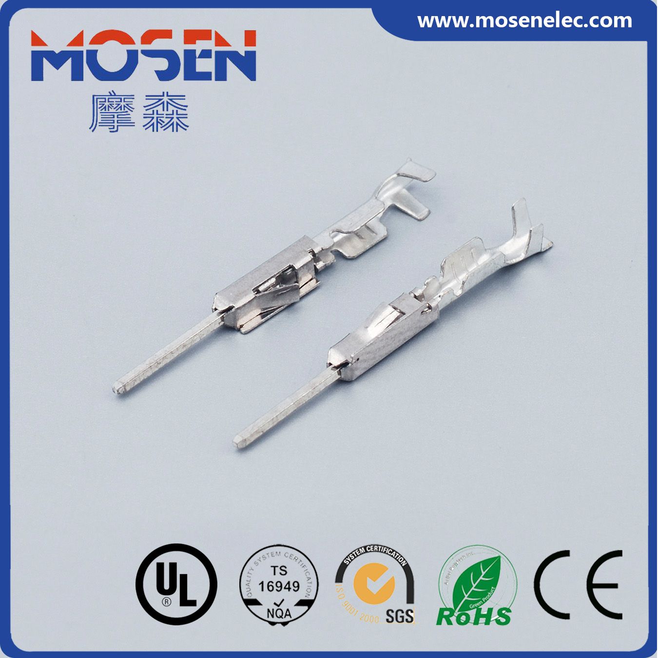 Male Terminal Press Electric Connector DJ611-0.6*0.6A Binding Post 917309-1
