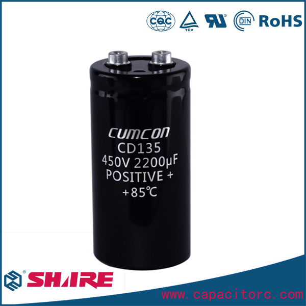 2700UF 450VDC Aluminum Electrolytic Capacitor