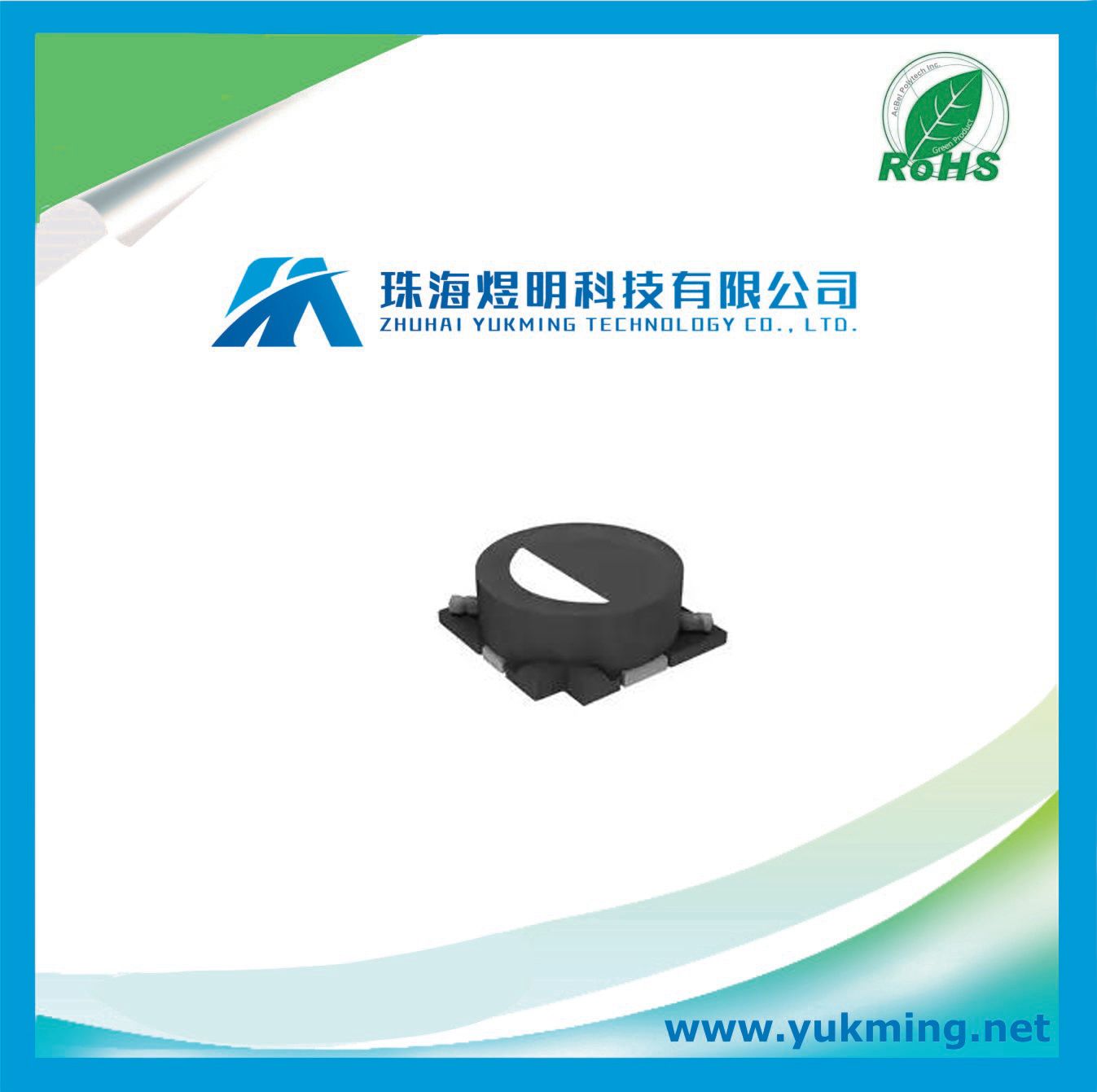 Electronic Component Inductor for Power Circuits Wound Ferrite Slfseries