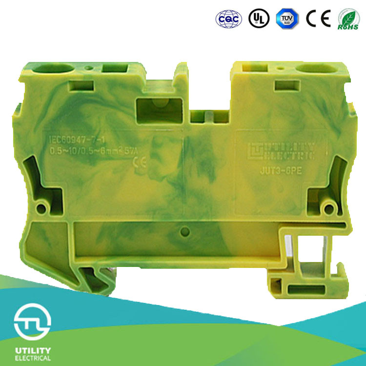 Spring Terminal Blocks Jut3-6PE Landing Ground Terminal Earth Connector