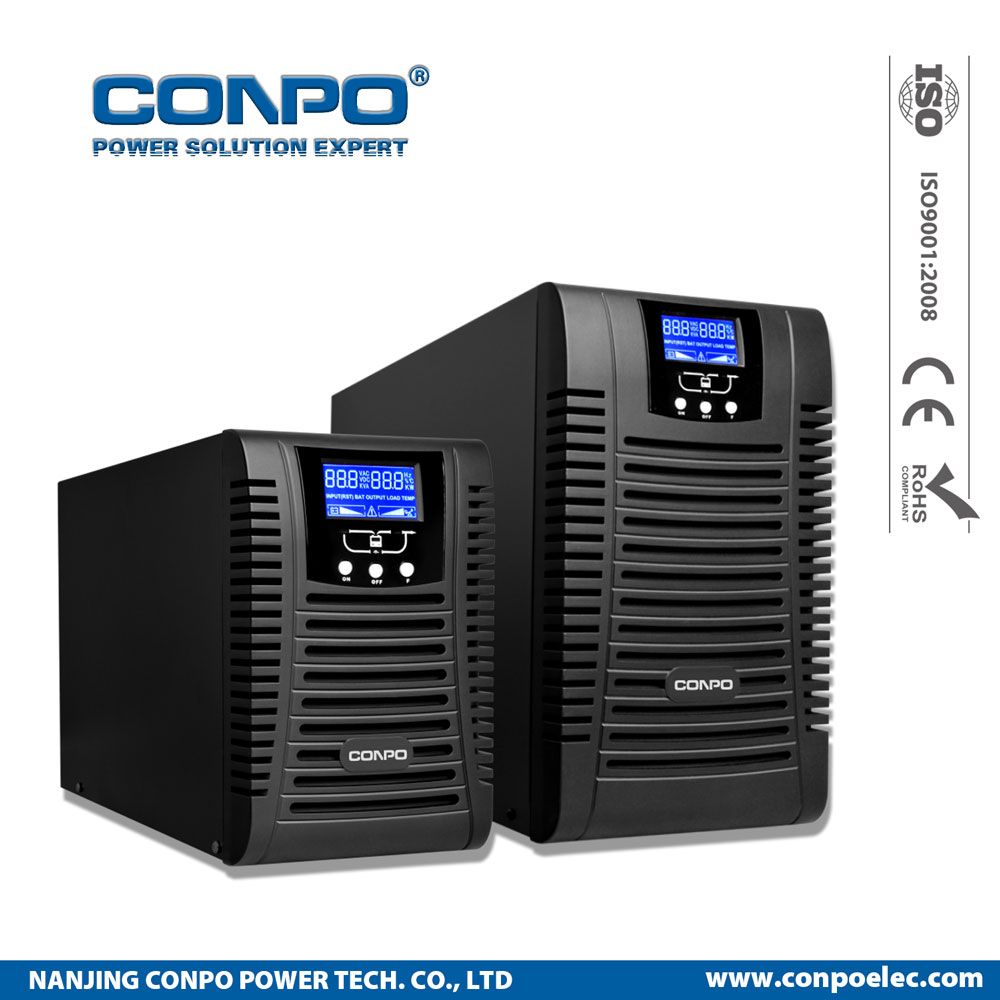 Pst Series 1kVA/2kVA/3kVA Tower Online High Frequency UPS (with/without battery)