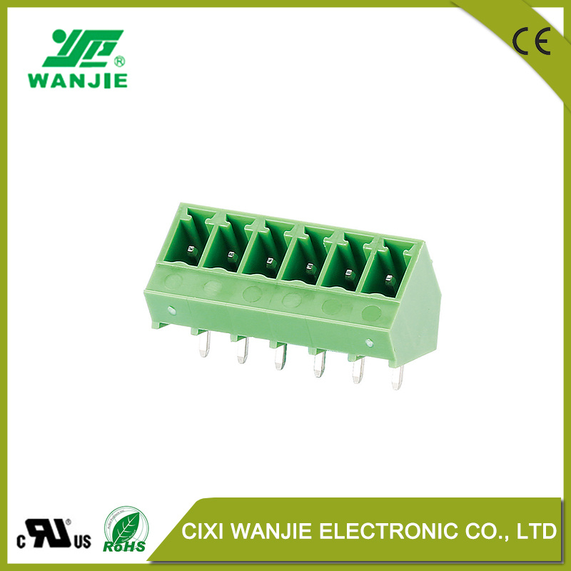 PCB Terminal Block Pluggable Connector with High Voltage High Current Wj15edglc, Pitch 3.5/3.81mm