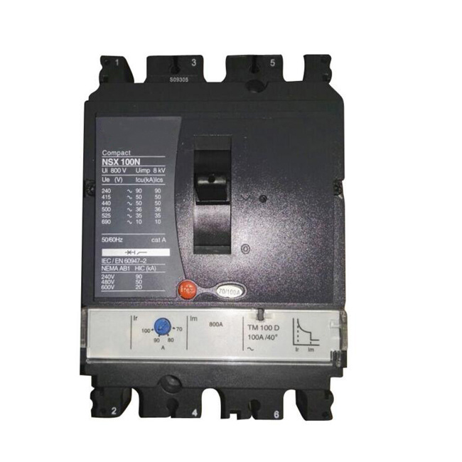 Nsx MCCB Circuit Breakers 100/160/250/400/630A