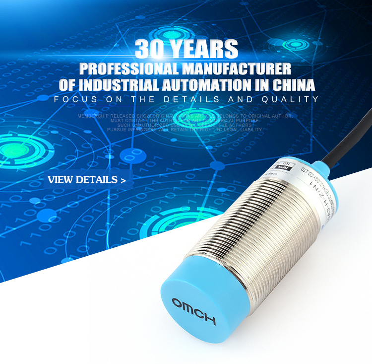 IP 67 30mm Waterproof Capacitive Proximity Sensor
