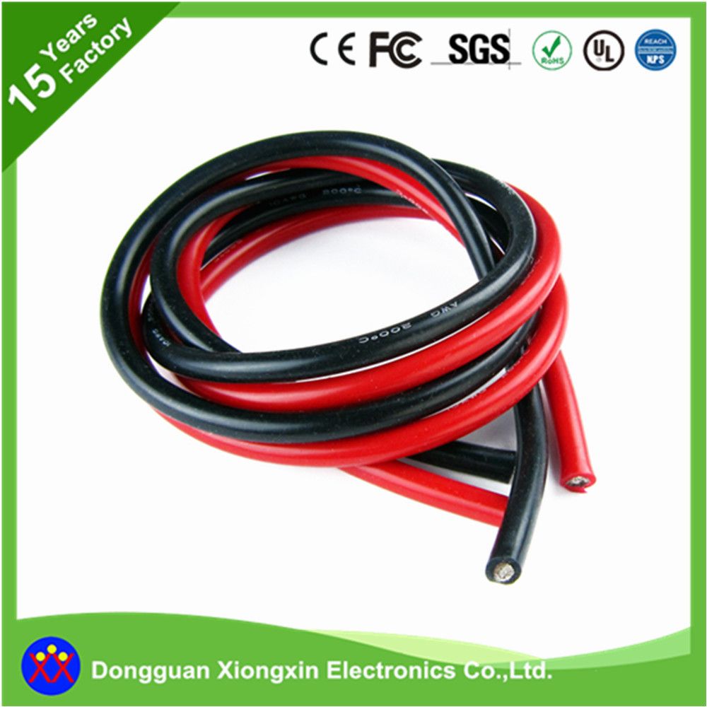 Heatproof Electric Soft Silicone Battery Wire Cable