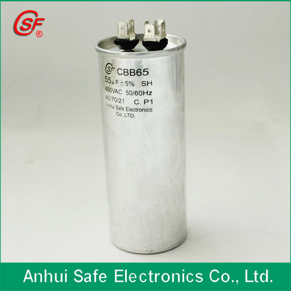 RoHS Compliant Cbb65 Air Compressor Start Capacitors 5 UF 450V