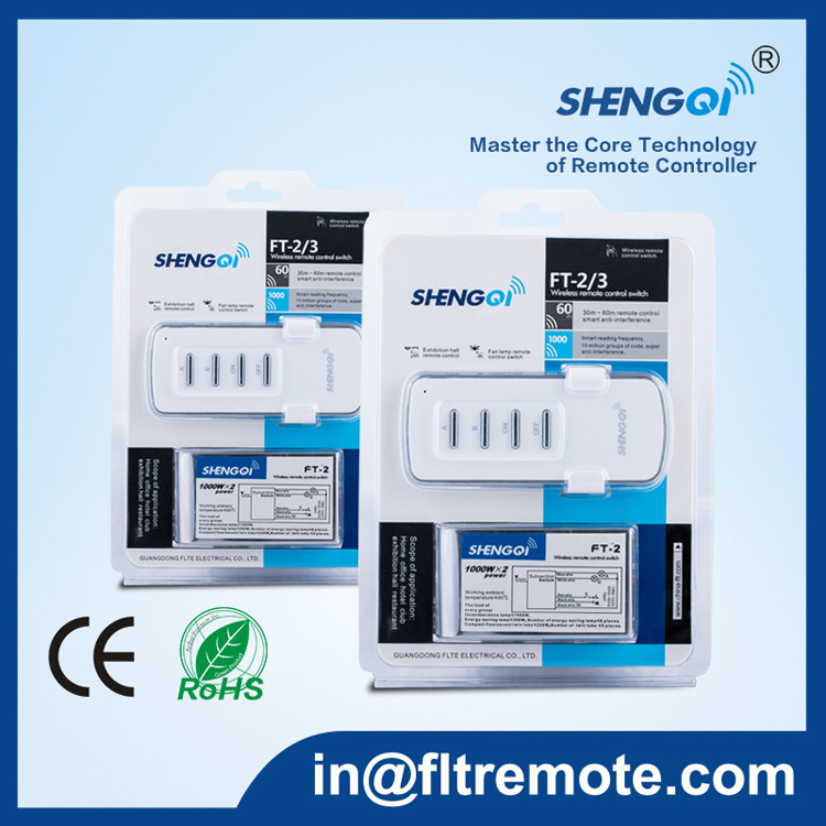 Remote Control Light Switch Lighting Controller FT-2