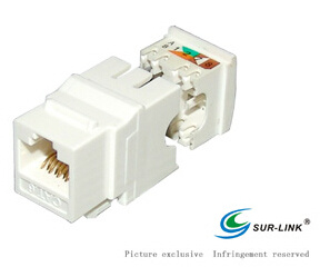 180 Degree Tooless UTP Cat. 6 Keystone Jack