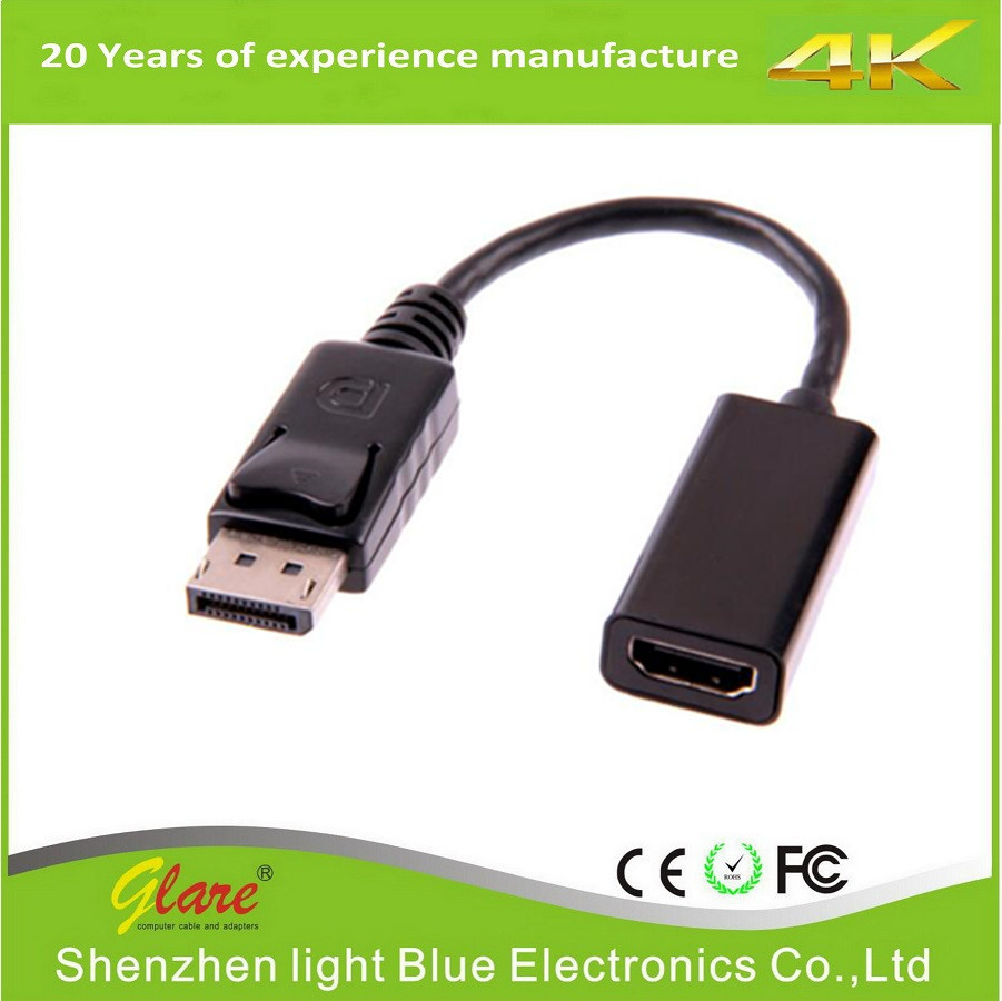 Factory 1080P Displayport Dp to HDMI Adapter Cable