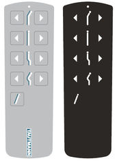 Custom PC / Pet Membrane Switch Overlay Touch Board Light Weight