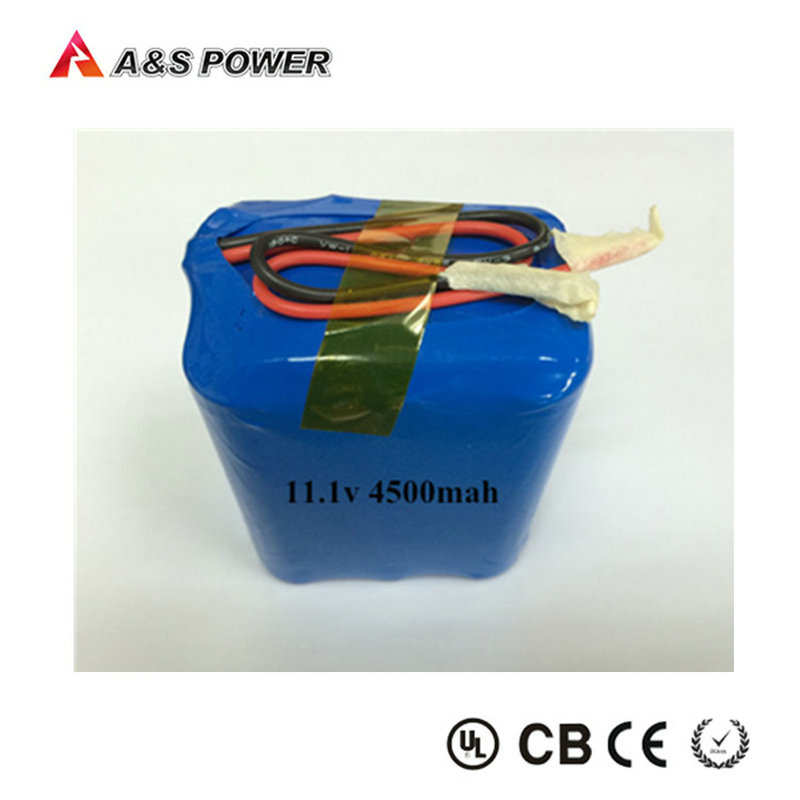 12V 4500mAh Lithium Li-ion Battery Pack 11.1V Rechargeable 18650