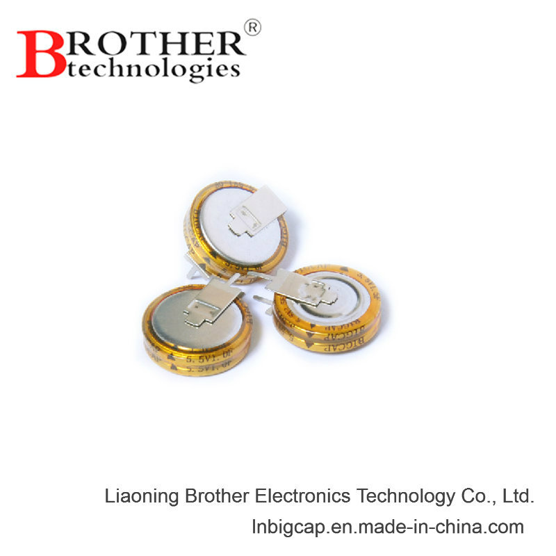 Vertial Type 5.5V 0.47f Ultra Capacitor for Smart Meter and Toy