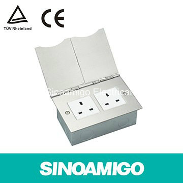 TUV Certificated Duplex Floor Socket Receptacle
