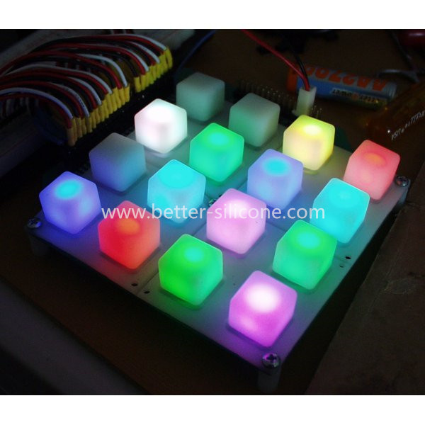 LED Music Translucent Silicone Switches
