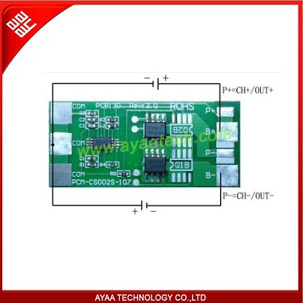Battery PCB for 2s Li-ion /Li-Polymer LiFePO4 Battery Pack