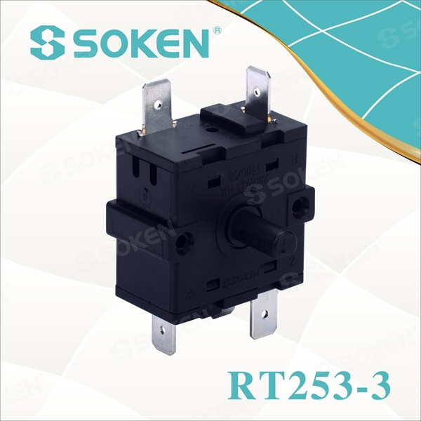 6 Position Rotary Switch for Heater (RT253-3)