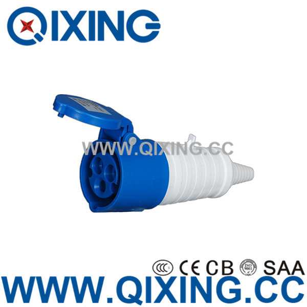 IP44 Ecc 16A 3 Pins Blue Industrial Connector