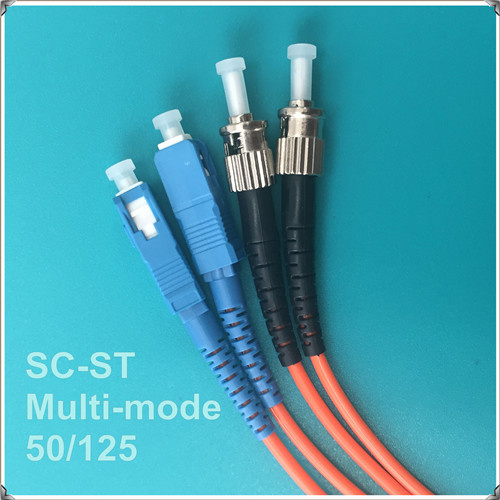 St-Sc 03m, PC Standard, Multi-Mode Double Core 3.0/2.0 50/125 Fiber Optic Patch Cord