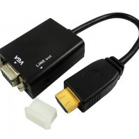 HDMI to VGA+Audio Cable