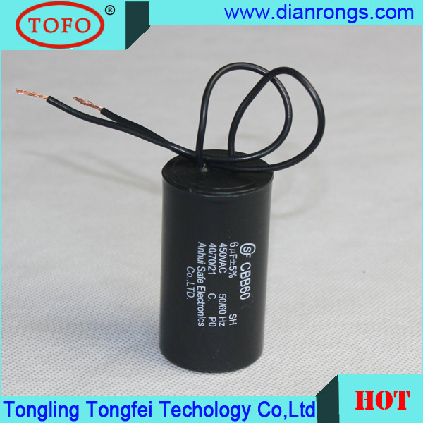 300VAC Cbb60 Sh Motor Run Capacitor