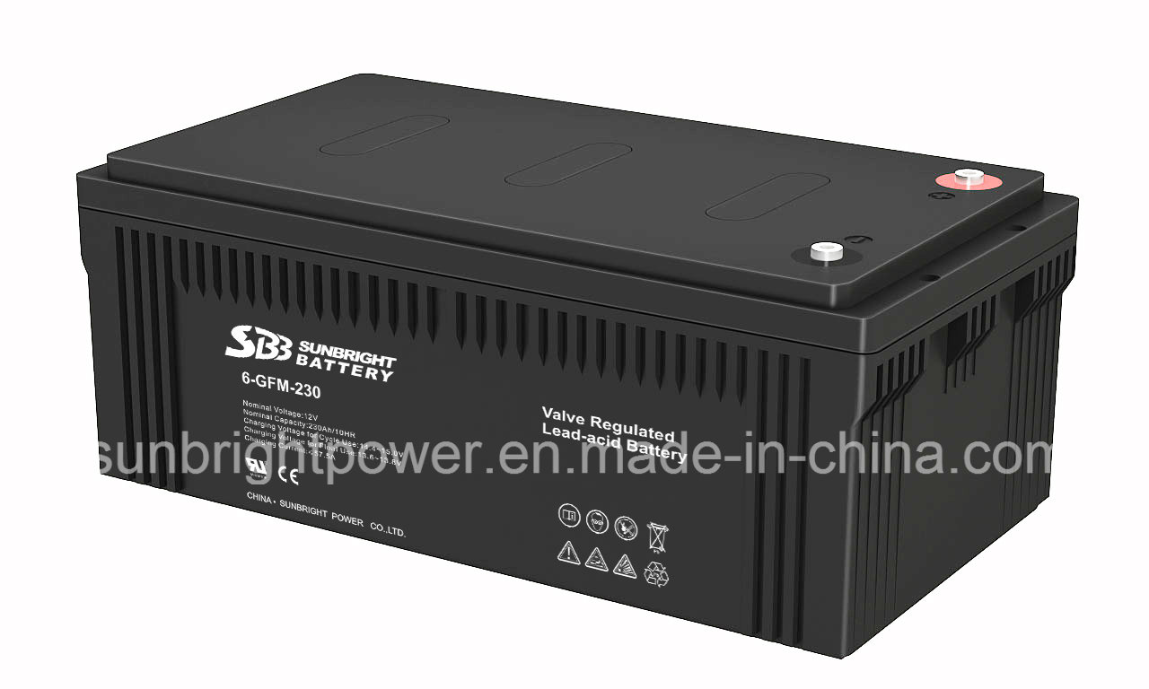 Maintenance Free 12V230ah Deep Cycle Solar Power Battery