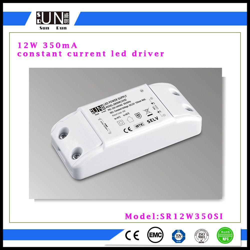 LED Ceiling Lighting Driver 12W 350mA Ce Approved Low Price