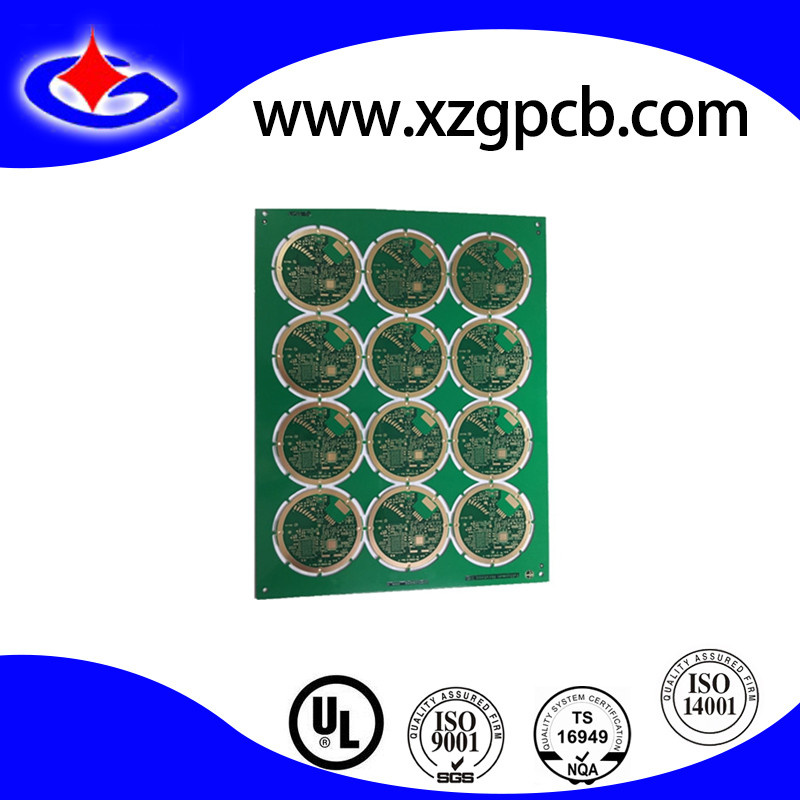 Customized Circular PCB Circuit Board with Fr4 Material
