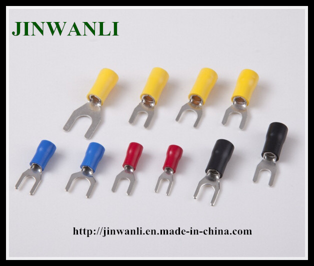 Sv Tinning Copper Fork Insulated Block Spades Terminal